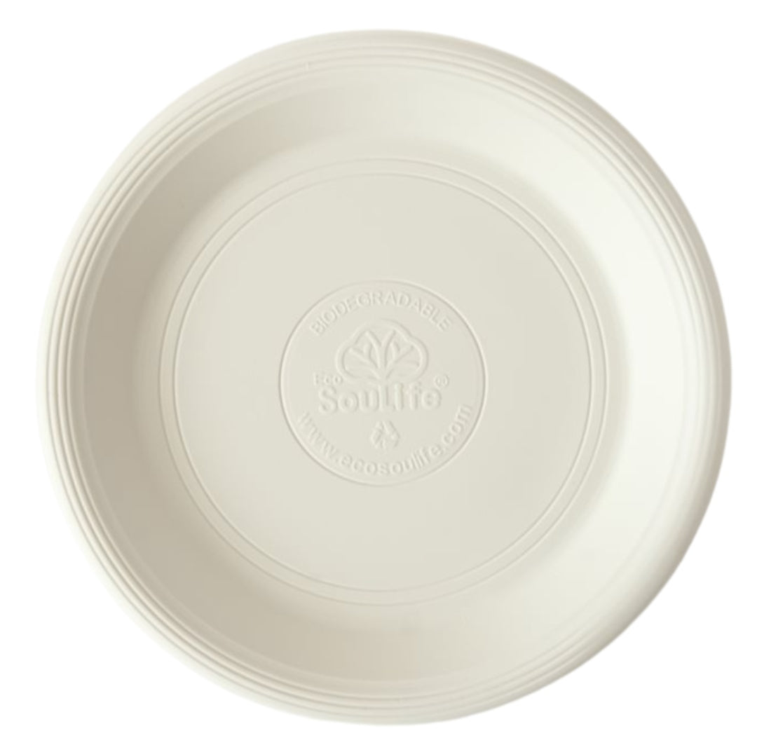 Set de 20 Platos Compostables 22cms