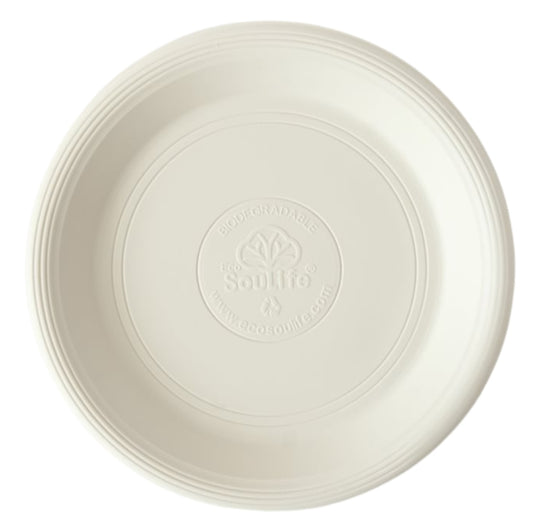 Pack de 20 Platos Compostables 22cms