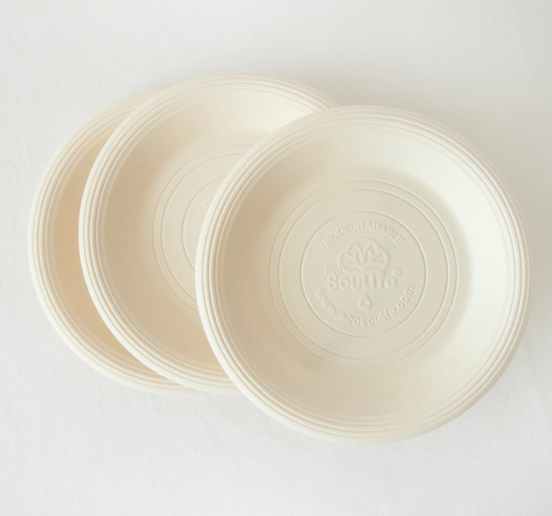 Set de 20 Platos Compostables 18cm