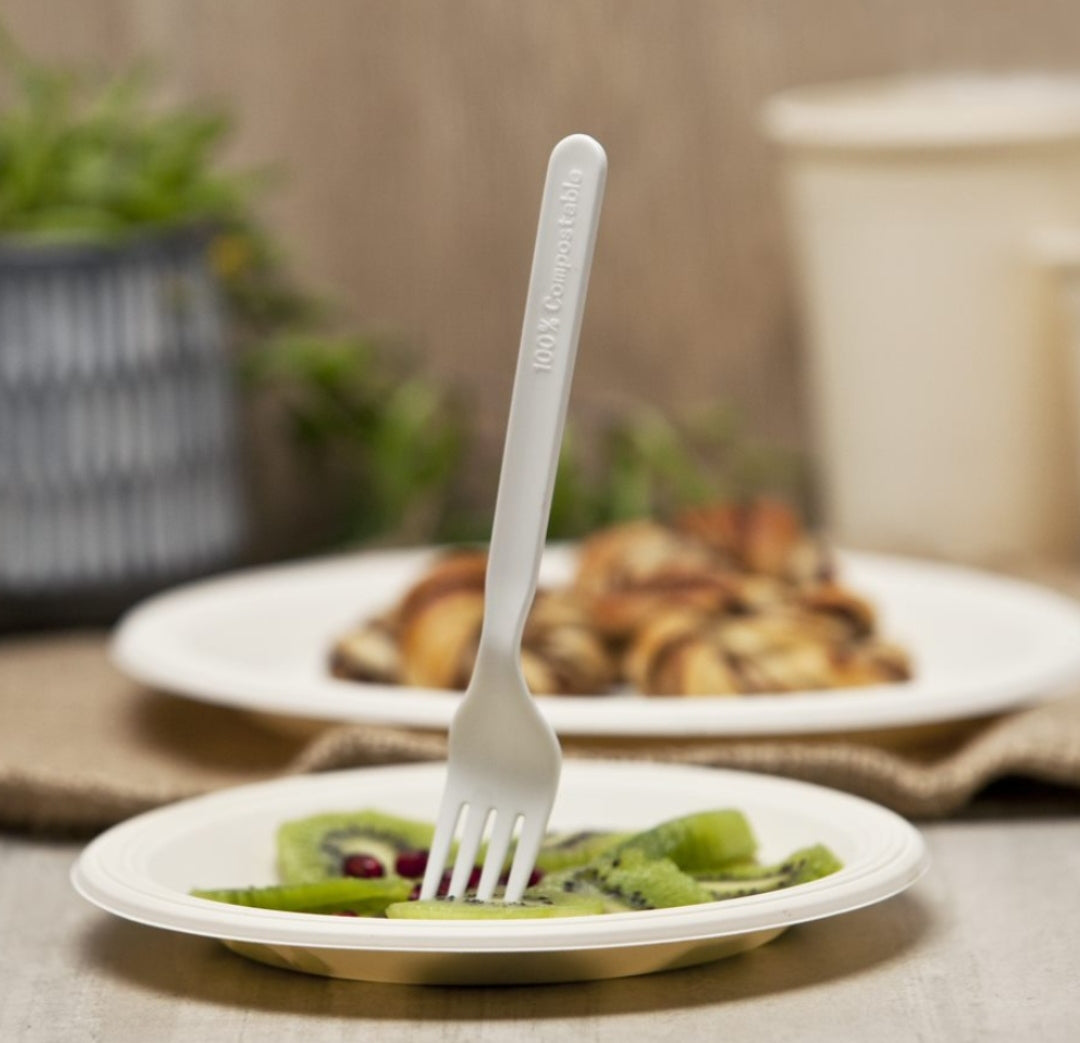Set de 20 Platos Compostables 18cm