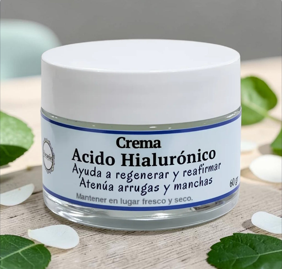 Crema Natural de Ácido Hialurónico 60hrs