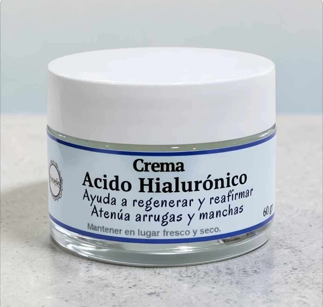 Crema Natural de Ácido Hialurónico 60hrs