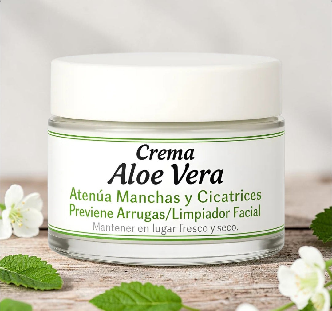 Crema Natural de Aloe Vera 60grs