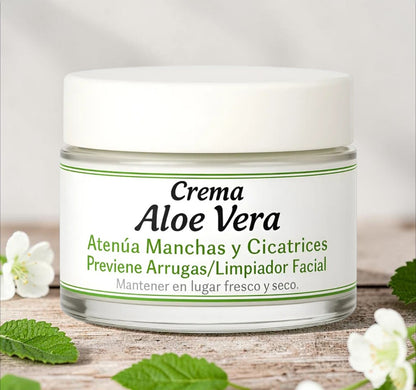 Crema Natural de Aloe Vera 60grs