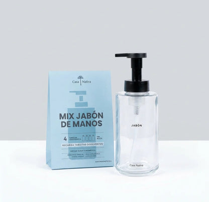 Pack de Jabón mas Dispensador Casa Nativa