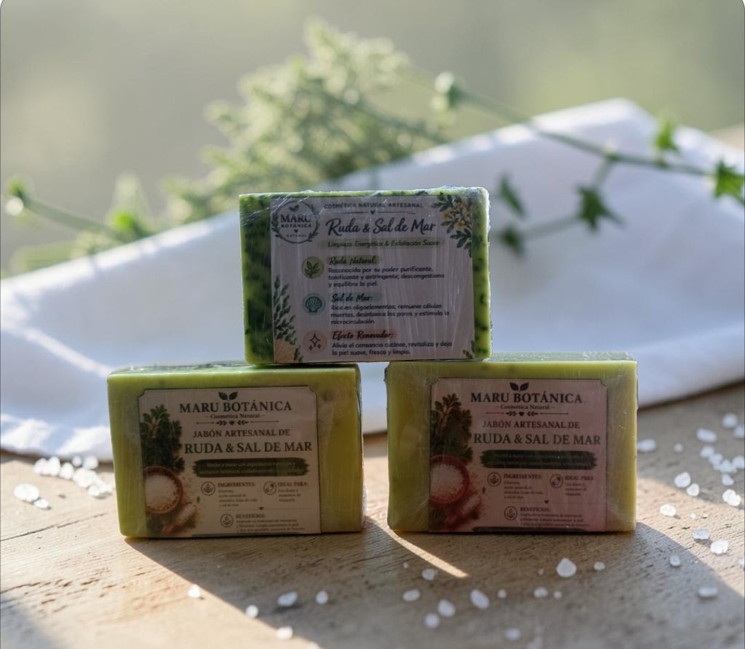 Jabón Natural Sólido de Ruda 100grs