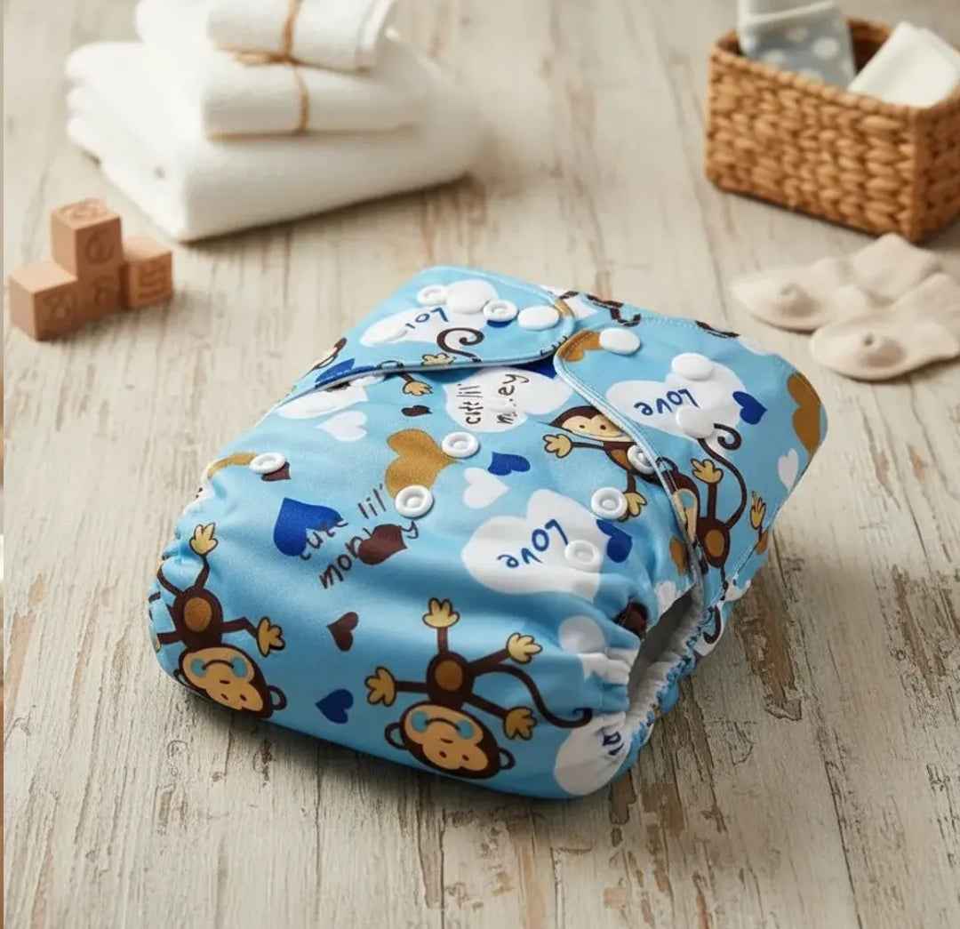 Pañal Reutilizable + Inserto de Bambú para Babe
