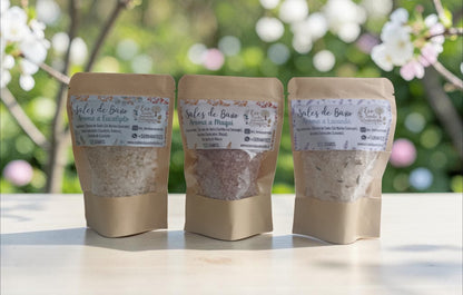 Sal para el Baño de Maqui, Eucalipto y Lavanda  100g