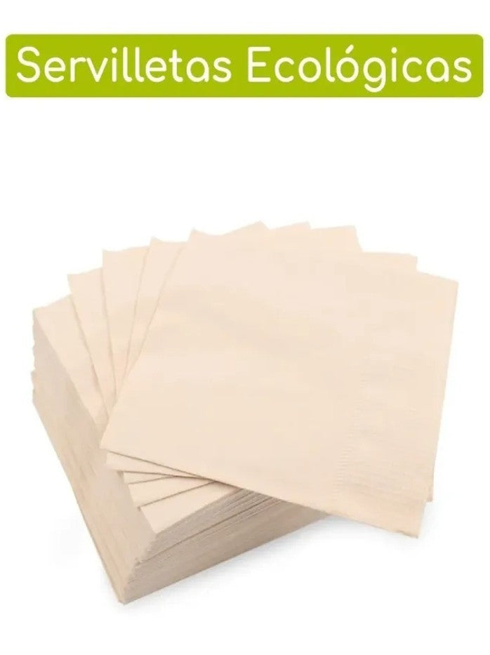 Servilletas Orgánicas Desechables 150u